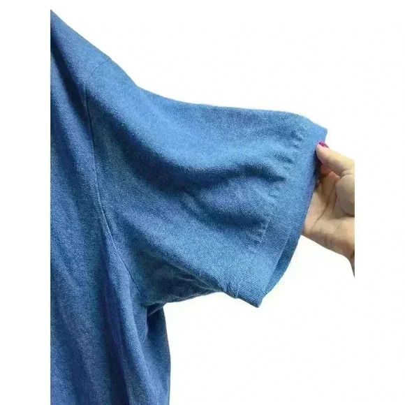 Polo Ralph Lauren Men's Heather Blue Short Sleeve Polo Red Embroidered Logo - Picture 5 of 9